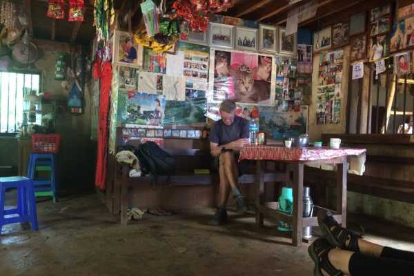 Lunch stop on Hsipaw trek, Myanmar