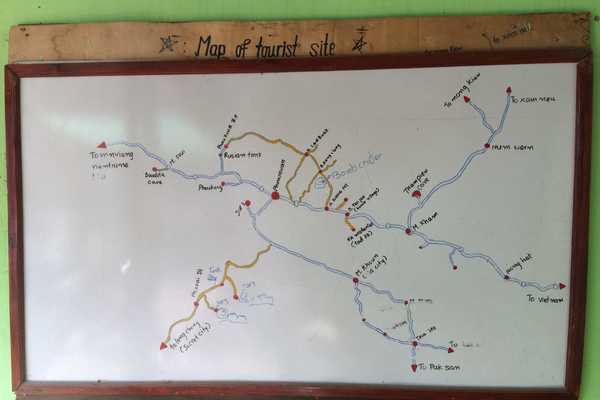 Visit the Plain of Jars Laos map