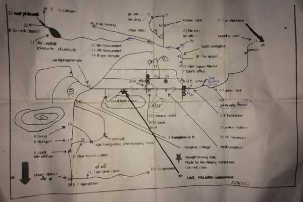 Visit the Plain of Jars Laos maps of jar sites