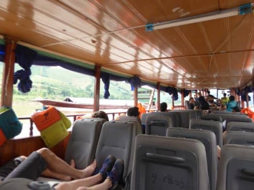 Car Seats on the Lao Slow Boat