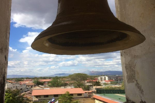 Bell and views at Leon Cathedral