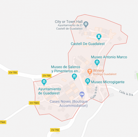 Guadalest_Village_Map