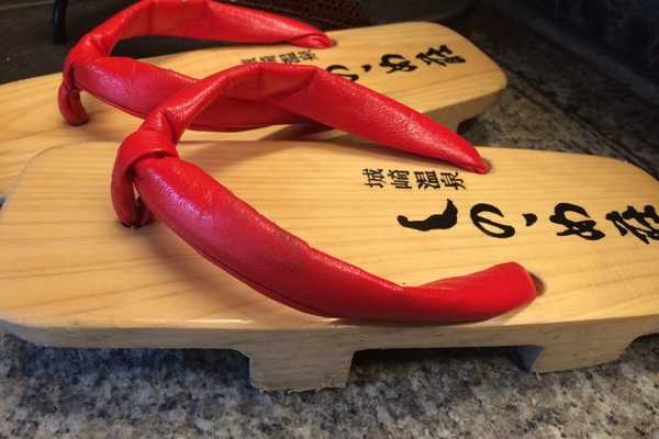 Geta - wooden clogs used in onsen towns