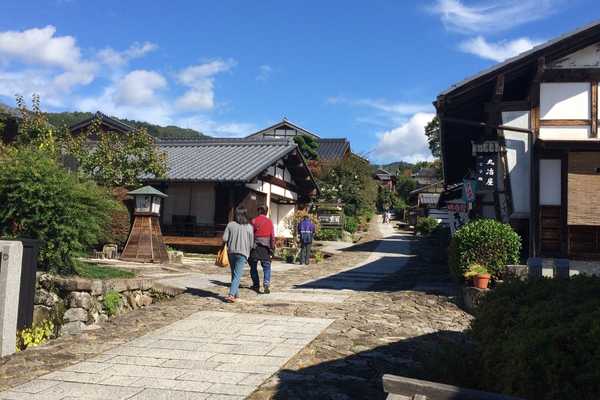 Walking through Magome