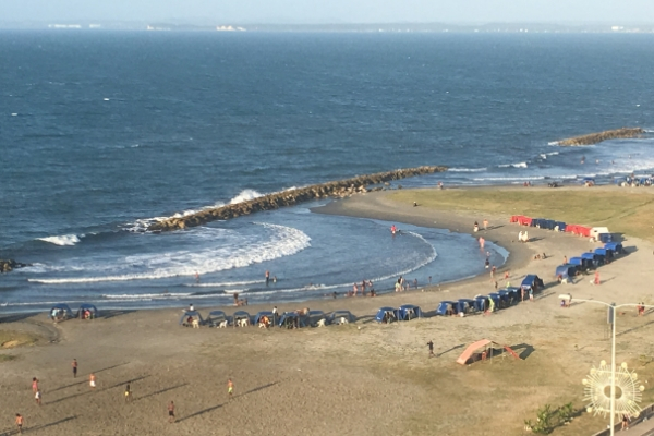 el cabrero beach cartagena