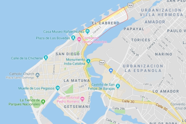 el cabrero map colombia