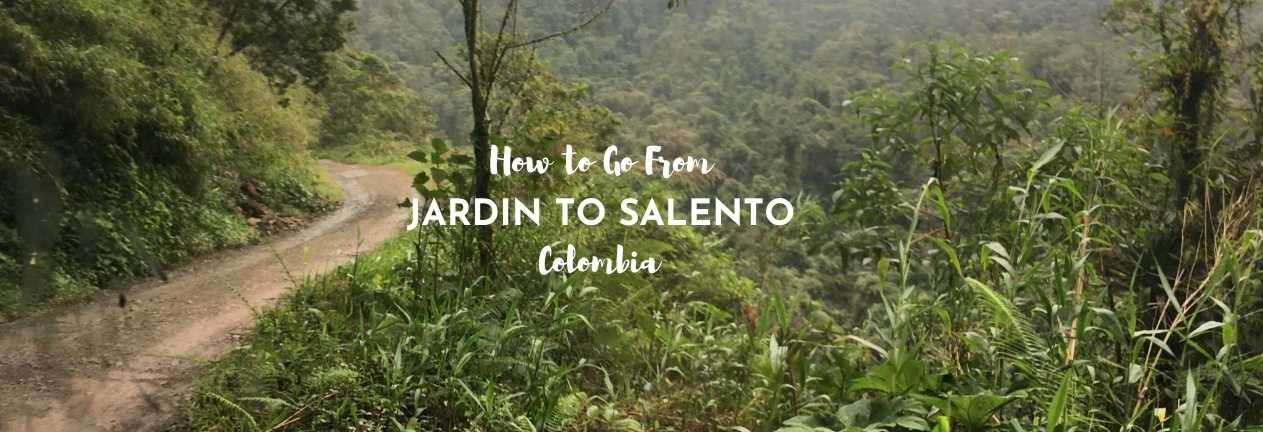 how to go from jardin to salento