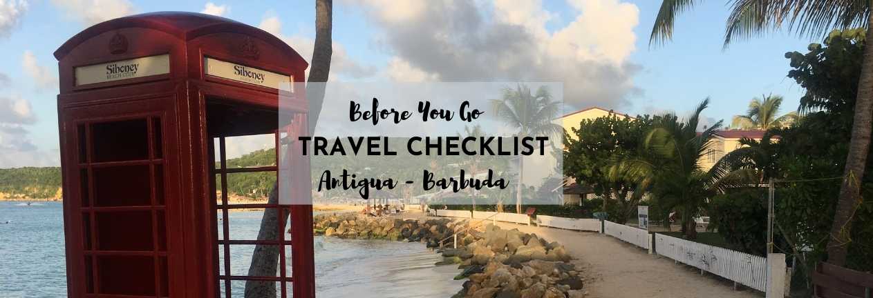 Antigua Travel Checklist
