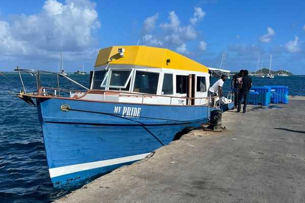 how to go from carriacou to union island tyrell bay
