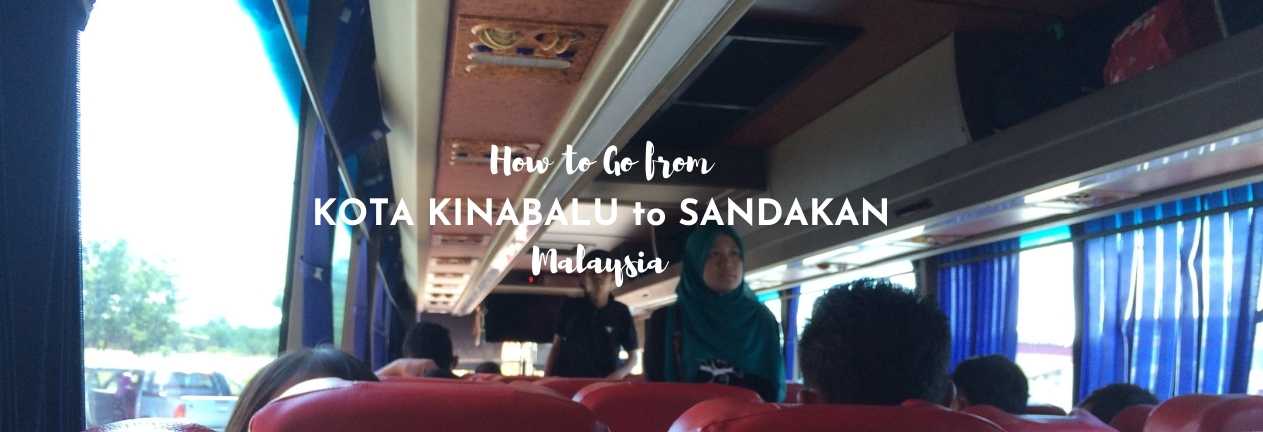 how to go from Kota Kinabalu to Sandakan