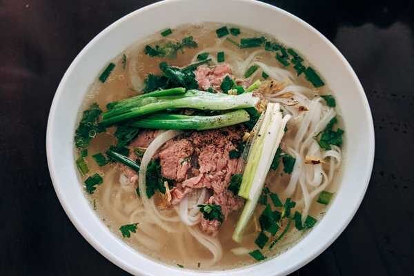 A bowl of beef Pho in Hanoi – Photo from Pixabay