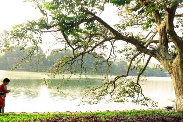 Hoan Kiem Lake in the morning
