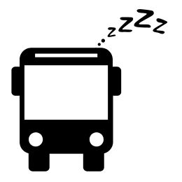 Sleeper Bus Icon