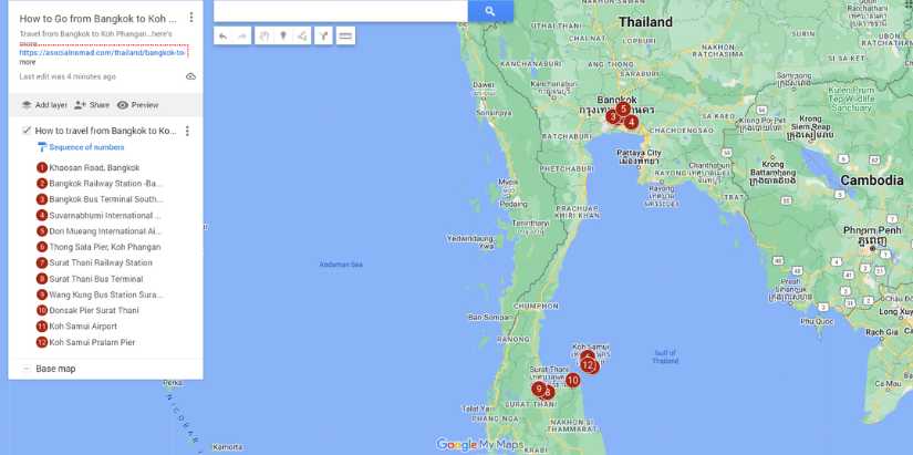 How to go from Bangkok to Koh Phangan