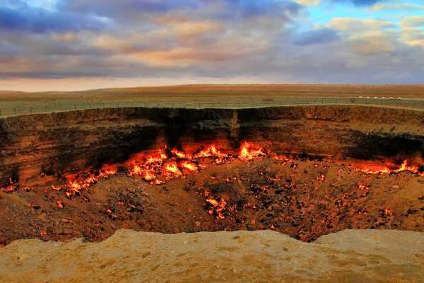 The Darvaza Gas Crater (Gates to Hell), Turkmenistan