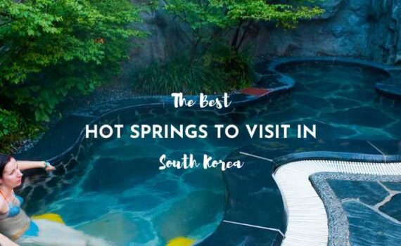 Korean Hot Spring Woman in Pool