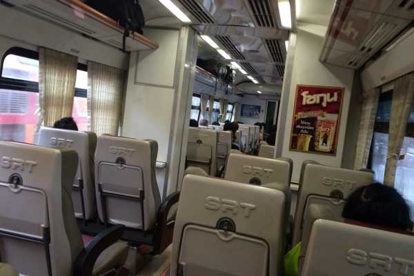 AC train from Bangkok to Ayutthaya