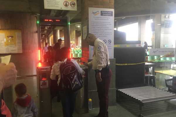 Security at Terminal Sur Medellin