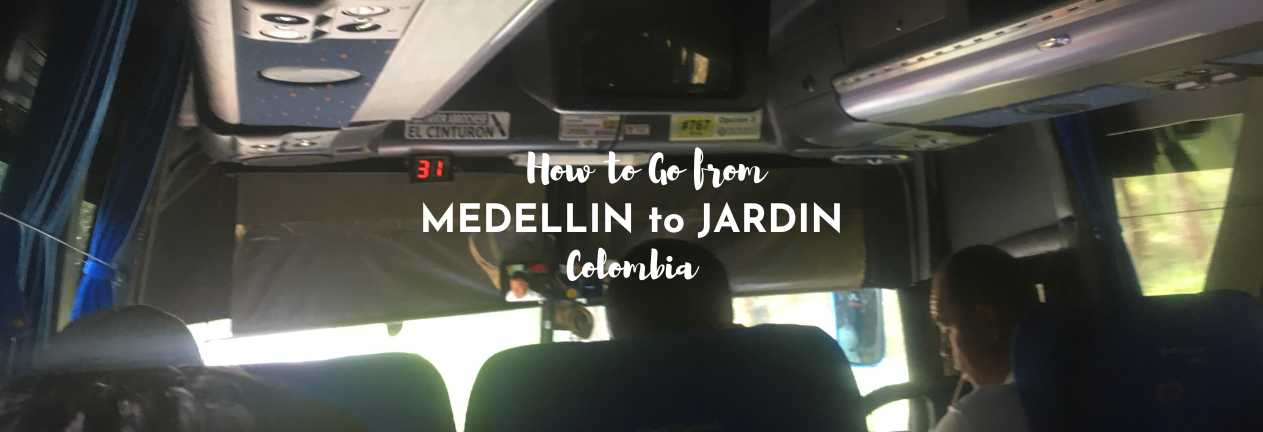 medellin to jardin bus interior
