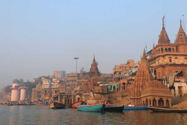 Kashi Vishwanath Temple Varanasi riverscape