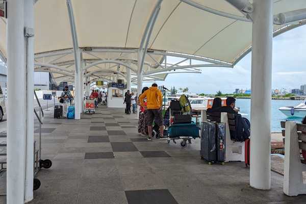 Airport to Airport Ferry Ticket Booth Male