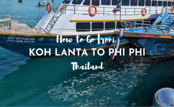 Koh Lanta to Phi Phi boat