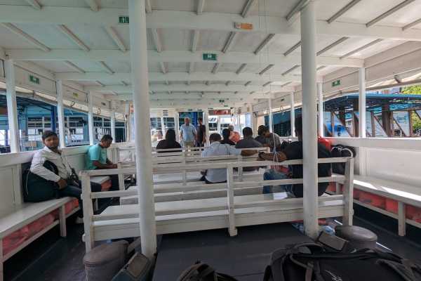Onboard the Male Airport Ferry