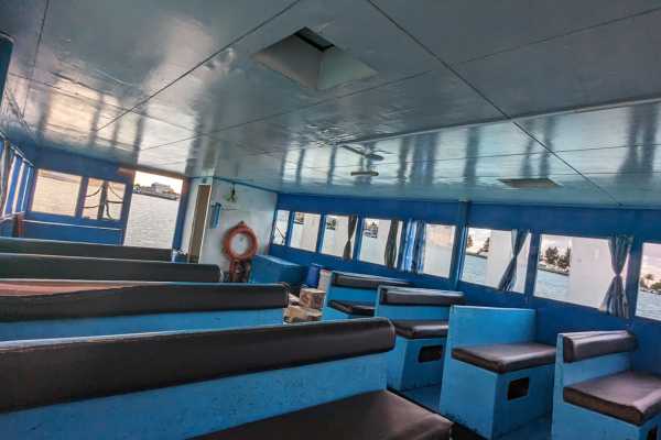 Seats on the Male to Dhiffushi Ferry