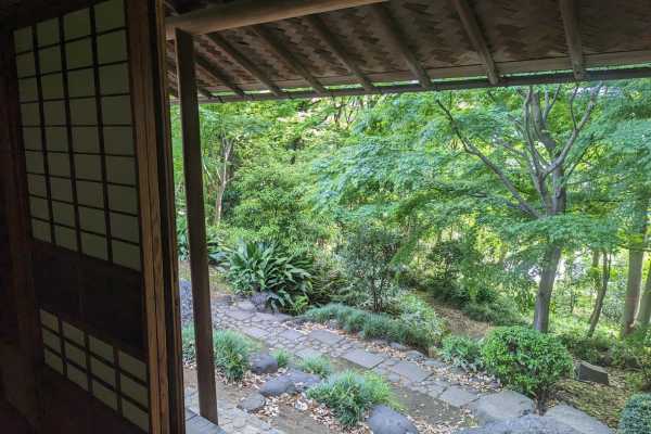 Looking into the Garden Kyu Asakura House