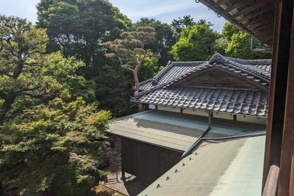 Roof Line at the Kyu Asakura House
