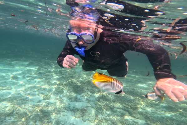 Snorkeling on Maafushi House Reef