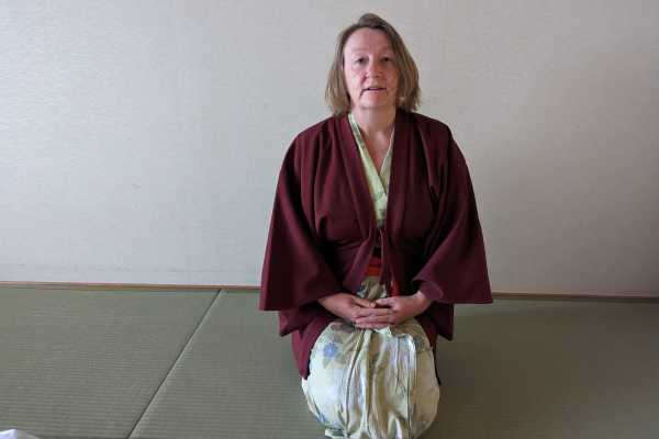 Dressed to Walk to the Onsen at Furofushi Onsen