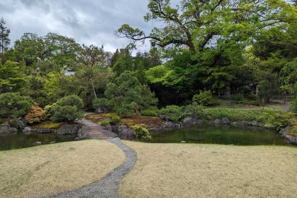 Japanese Garden of the Gion Kobu Kaburenjo Theatre