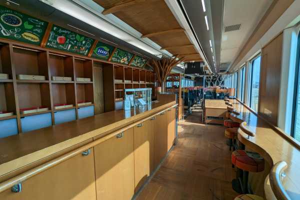 Resort Shirakami Train Cafe Counter Seats