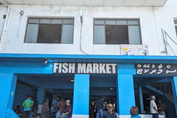 The fish market in Male