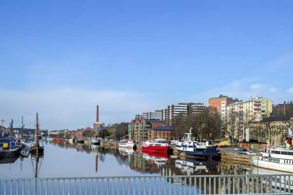 Aura River Turku finland