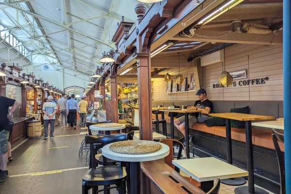 Inside the Old Market Hall Helsinki