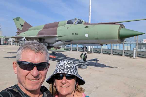 MiG-21BIS on the Observation Deck of the Verkkokauppa store