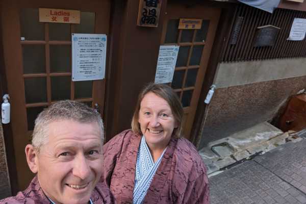 Wearing Yukata and Haori in Shibu Onsen