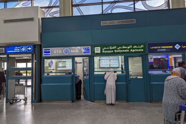 Banks at Tunis Carthage Airport