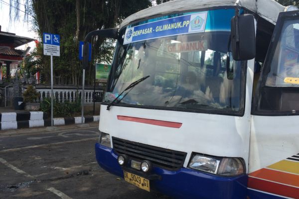 Bus from Denpasar to Gilimanuk