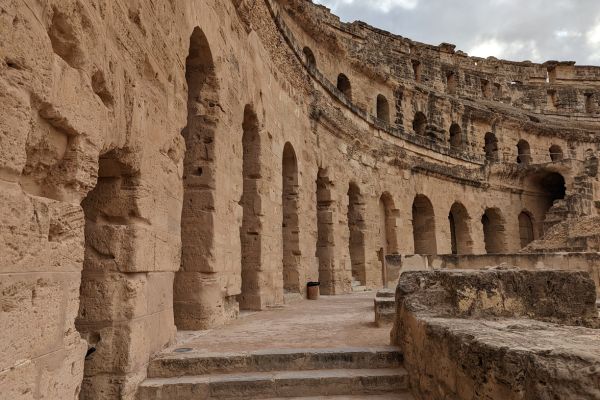 El Jem Colonnades and Steps