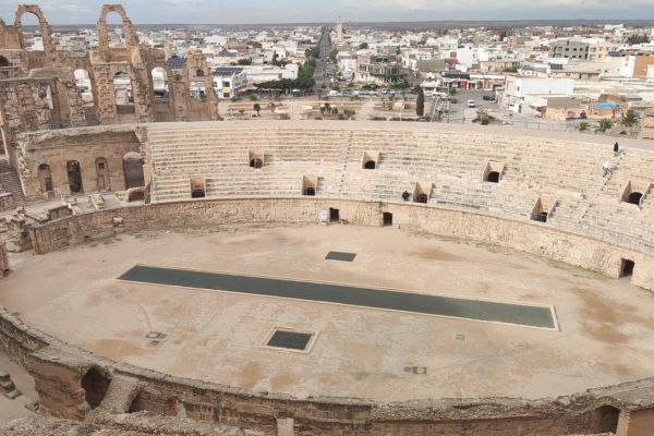El Jem from the Seating Area
