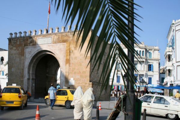 Old City Gate Tunis Taxis