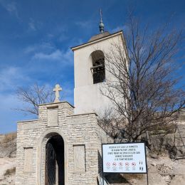 Entrance to the Old Orhei Cave Monastery