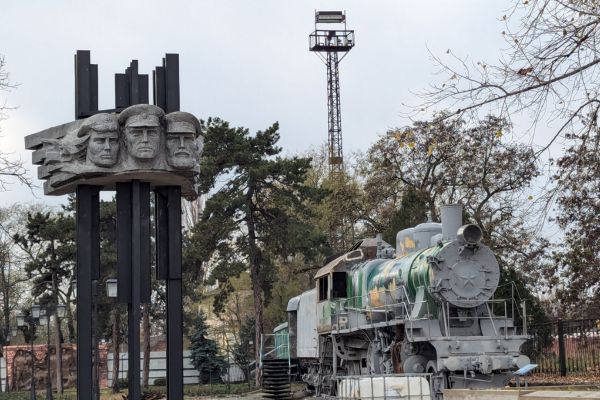 Relics at Bender Railway Station Transnistria