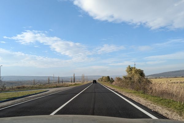 Road En route to Curchi Monastery