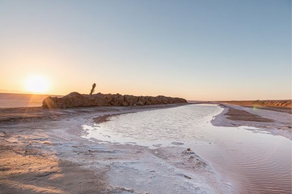 Sunrise Chott el Djerid