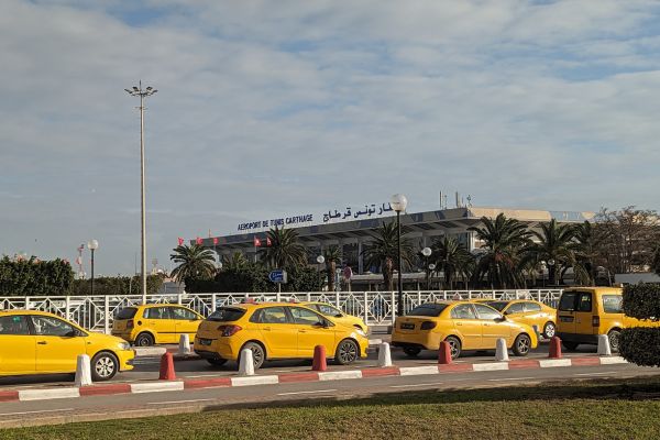Taxis at Tunis Carthage Airport