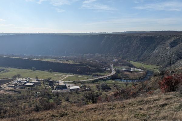 Viewpoint of the Raut River and Old Orhei